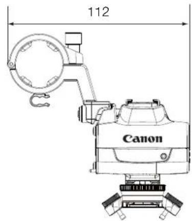CANON XA45 - Dimensiones detalladas de HDU-1 - 2