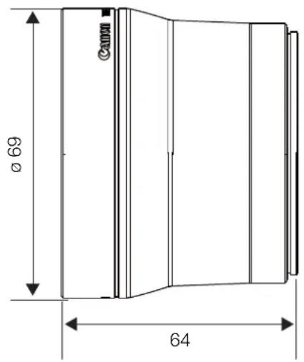 CANON XA45 - ■ Mesures détaillées du TL-H58 - 1