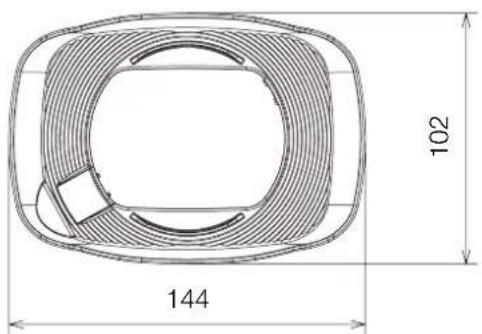CANON XA45 - Dimensiones detalladas de WA-H58 - 4