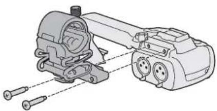 CANON XA50 - Montaggio della maniglia - 1