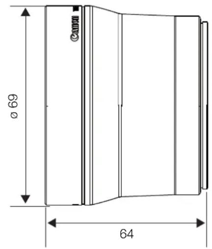 CANON XA50 - ■Mesures détaillées du TL-H58 - 1