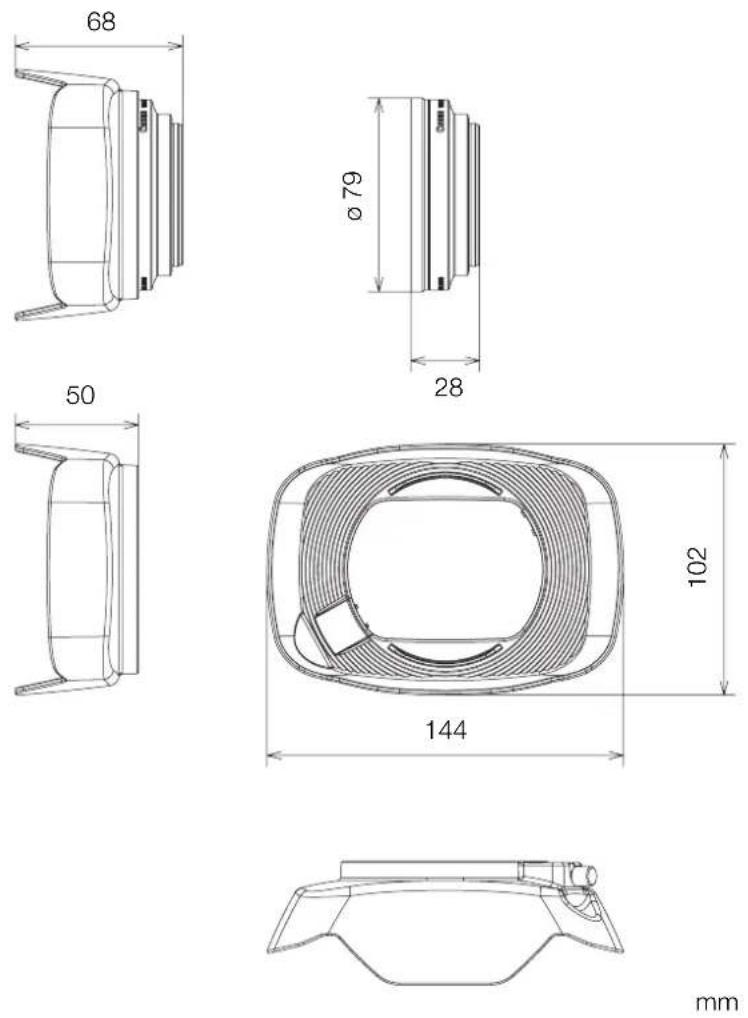 CANON XA50 - Acoplamiento de un accesorio de objetivo de ángulo ancho a la cámara - 2