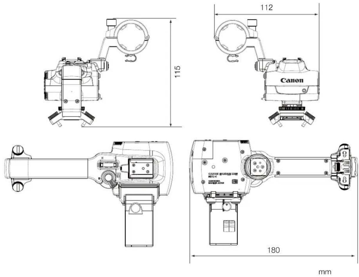 CANON XA50 - ■Mesures détaillées de la HDU-1 - 1