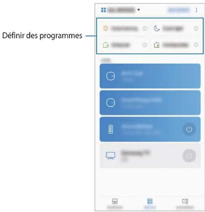 SAMSUNG SmartThings - Activation des programmes - 1