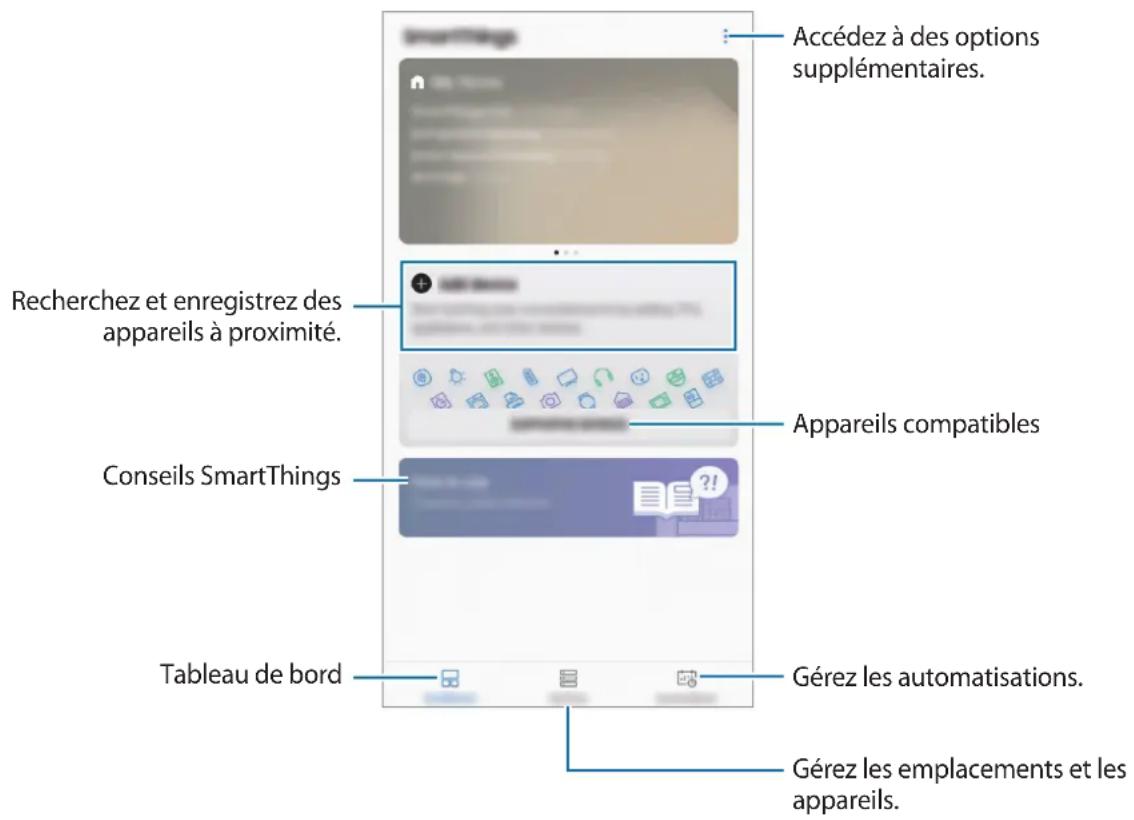 SAMSUNG SmartThings - Utilisation de l'application SmartThings - 1