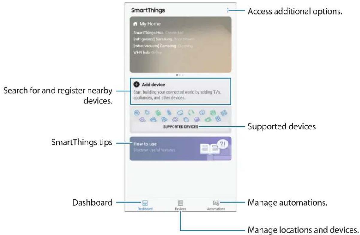 SAMSUNG SmartThings - Using the SmartThings app - 1