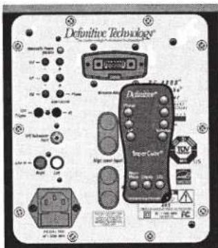 DEFINITIVE TECHNOLOGY SuperCube SC 6000 - OTHER CONNECTIONS - 1