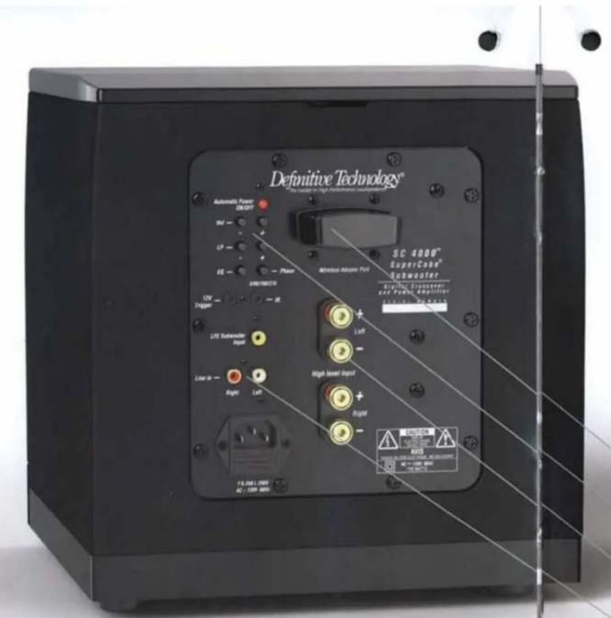 DEFINITIVE TECHNOLOGY SuperCube SC 6000 - SC4000 - 2