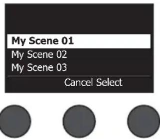 BOSE T4S ToneMatch - To save a scene: - 2