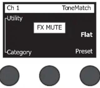 BOSE T4S ToneMatch - Disattivazione degli effetti del canale - 1