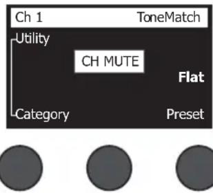 BOSE T4S ToneMatch - チャンネル信号のミュート - 1