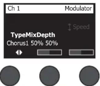 BOSE T4S ToneMatch - Utilizzo degli effetti di modulazione - 1