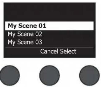 BOSE T4S ToneMatch - 保存场景： - 2