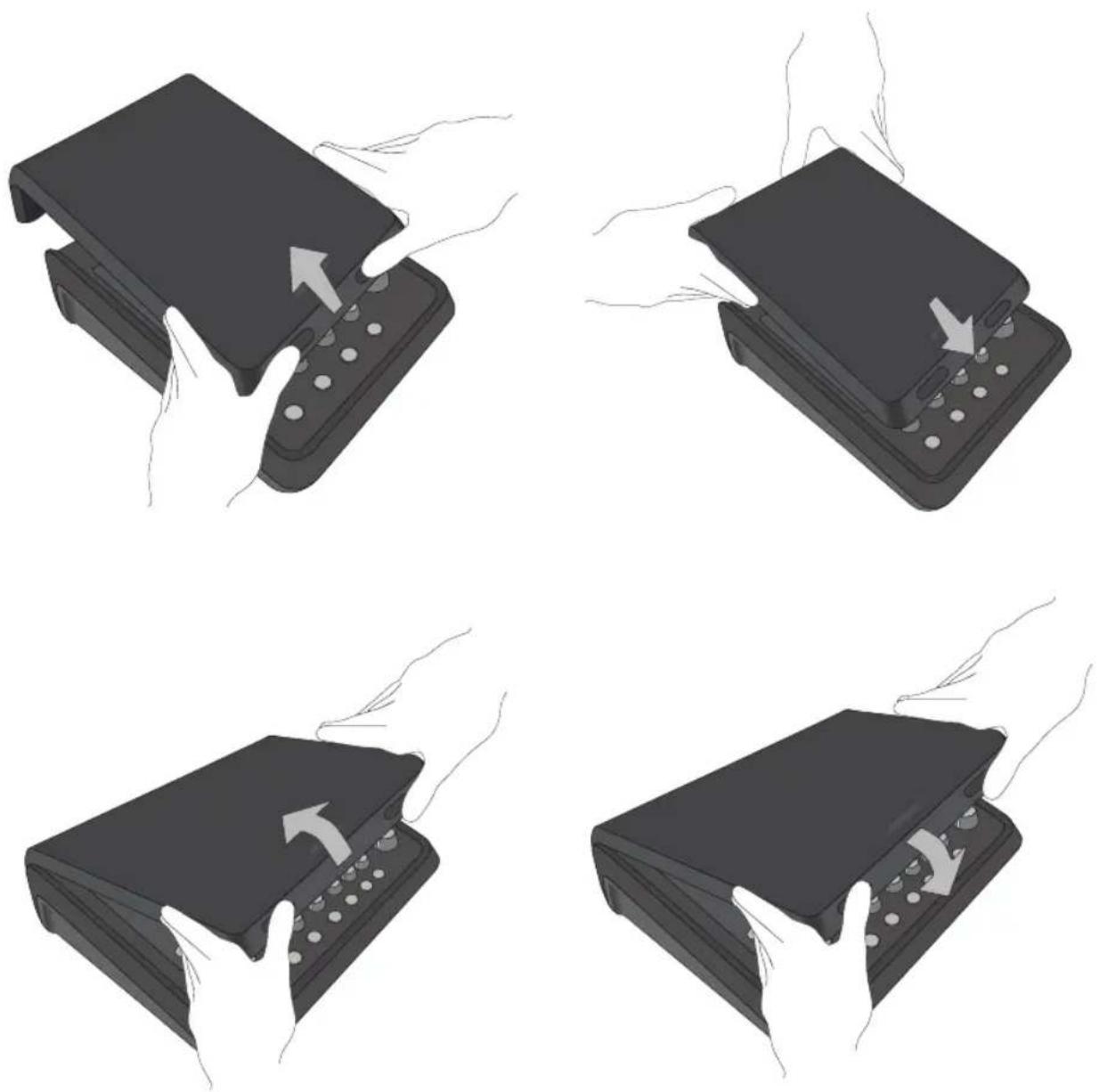 BOSE T4S ToneMatch - Ga als volgt te werk om de beschermplaat te bevestigen: - 1