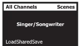 BOSE T4S ToneMatch - Para guardar una escena: - 1