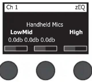 BOSE T4S ToneMatch - Regolazione della funzione zEQ - 1