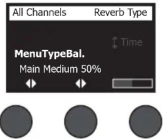 BOSE T4S ToneMatch - Selezione di un tipo di riverbero - 1