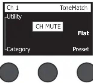 BOSE T4S ToneMatch - Silenciar un canal - 1