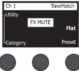 BOSE T4S ToneMatch - Coupure des effets sur les canaux - 1