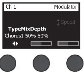 BOSE T4S ToneMatch - Uso de los efectos de modulación - 1