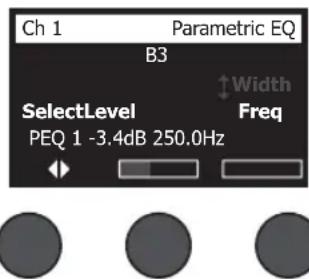 BOSE T4S ToneMatch - Ajuste del ecualizador paramétrico - 1