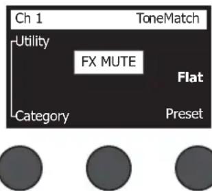 BOSE T4S ToneMatch - Silenciar los efectos del canal - 1