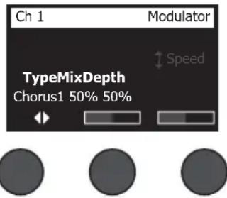 BOSE T4S ToneMatch - Modulatie-effecten gebruiken - 1
