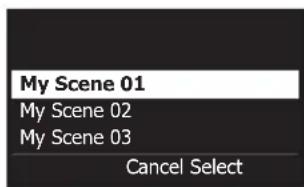 BOSE T4S ToneMatch - Para guardar una escena: - 2