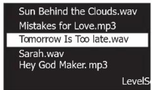 Sun Behind the Clouds.wav Mistakes for Love.mp3 Tomorrow Is Too late.wav Sarah.wav Hey God Maker.mp3 LevelS