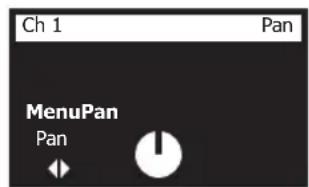 BOSE T4S ToneMatch - Uso del control panorámico (Pan) - 1