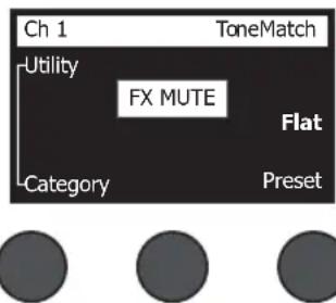 BOSE T4S ToneMatch - チャンネルエフェクトのミュート - 1
