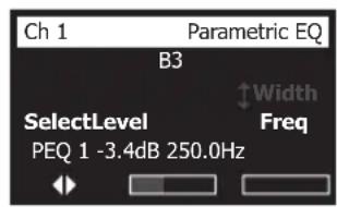 BOSE T4S ToneMatch - Regolazione della funzione Para EQ - 1