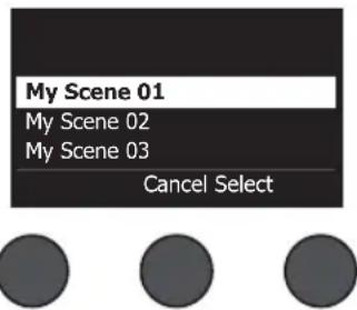 BOSE T4S ToneMatch - Ga als volgt te werk om een scène op te slaan: - 2