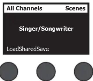 BOSE T4S ToneMatch - Ga als volgt te werk om een scène op te slaan: - 1