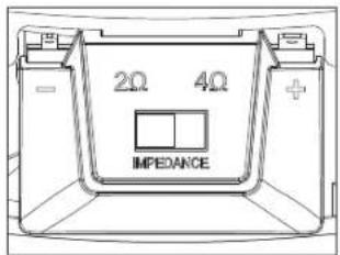 INFINITY Reference 1200S - 连接低音炮设置阻抗 - 1