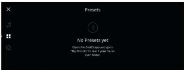 NAD M10 - Presets (préréglages) - 1