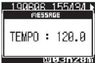 ZOOM LiveTrak L8 - Changement du tempo du métronome - 1