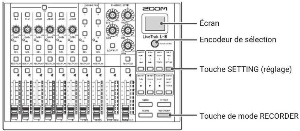 ZOOM LiveTrak L8 - Protection des projets - 1
