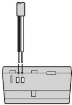 PANASONIC VLVM603 - Branchement des fils CA et des fils CC (VL-PS240) - 3