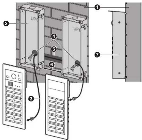 PANASONIC VLVM603 - Installation de 2 cadres d'une station d'accueil - 1
