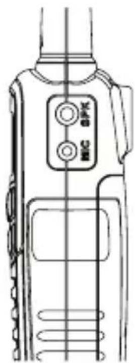 MIDLAND XTalker T10X3 - CONNECTEUR EXTERNE HAUT-PARLEUR/MICROPHONE (Uniquement Modèle T31) - 1