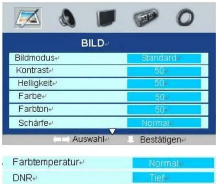 SEG Dakota - Optionen im Menu BILD - 1