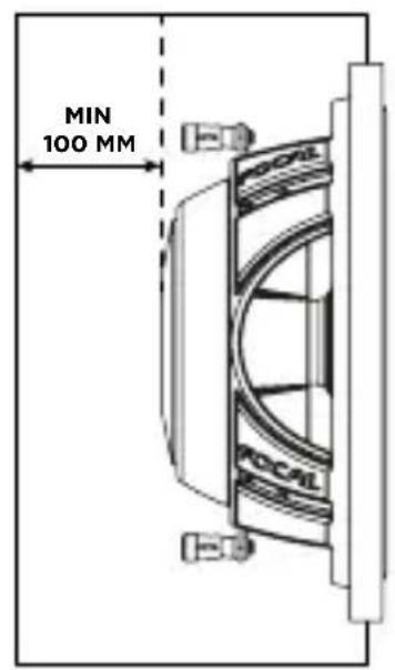 FOCAL Flax Evo P 25 FE - Préconisation d'installation en caisson/ Enclosure installation recommendation - 2