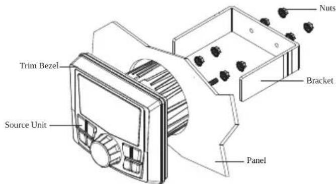 Rockford Fosgate Punch PMX0R - Mounting (Using U Bracket) - 1
