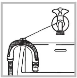 INDESIT PWC 7168 W (EU) - Connecting the drain hose - 2