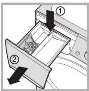INDESIT PWC 7168 W (EU) - Cleaning the detergent dispenser drawer - 1