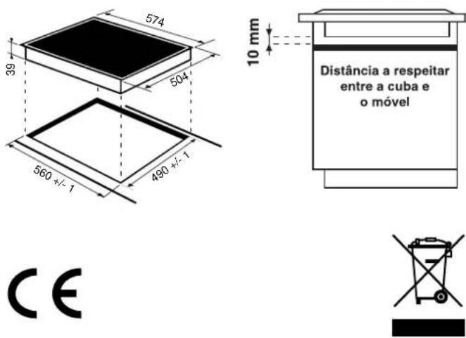 INDESIT HK 64 (IX)1 - Instalação - 1