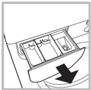 INDESIT IWDC 7125 (EU) - Cleaning the detergent dispenser drawer - 1