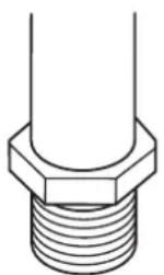 INDESIT KP 648 MS.B (X)D - Aansluiting op het gas - 1