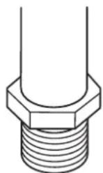 INDESIT KP 648 MS.B (X)D - Raccordement à la canalisation du gaz - 1